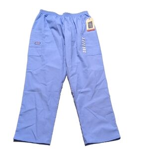 Cherokee Workwear Ciel Blue Scrub Pants Size Medium